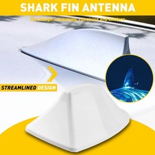 Shark Fin Roof Car Antenna White Radio Fmam Antena Radio Universal Waterproof