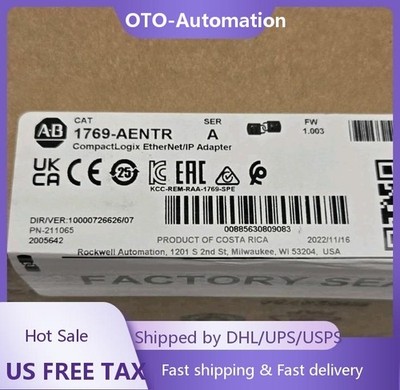 New Allen-Bradley 1769-AENTR Ethernet/IP Adapter 1769 Ethernet/IP Adapter Ser. A