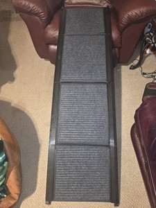 HBTower 71" Long 17.3" Wide Folding Dog Ramp for Car SUV Truck Portable Pet Ramp