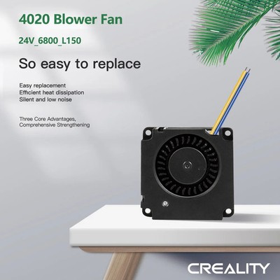 CREALITY Blower Fan 4020 24V_6000_L150 Brand New Original Parts