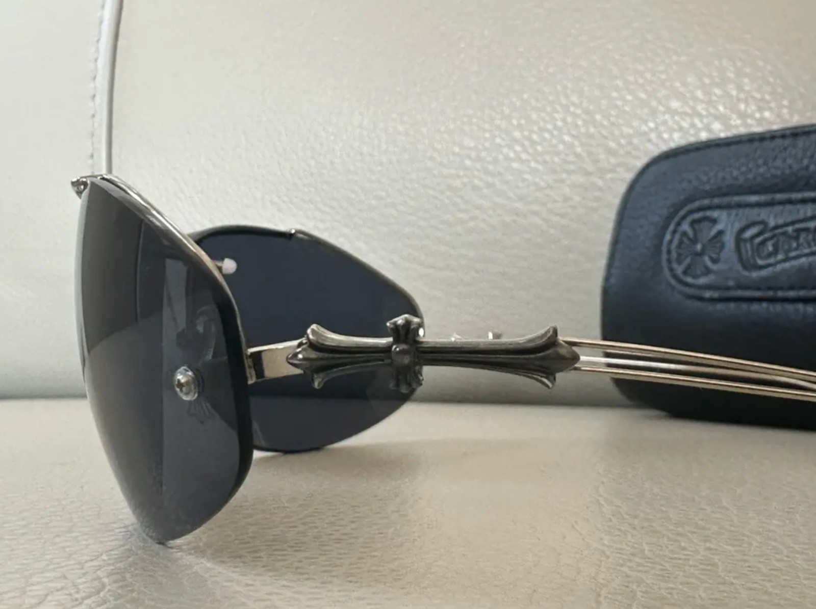 Chrome Hearts Vintage Y2K 2001 Drag Pipe I Sunglasses thumbnail 3