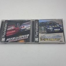 Sony Playstation 1 Game Lot PS1 Need For Speed V-Rally & High Stakes Tested CIB