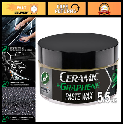 Ceramic Graphene Paste Wax for Car Detailing - High Gloss, Water Beading, 5.5 oz