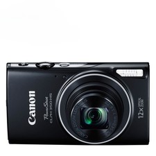Canon PowerShot ELPH 350HS/IXUS 275HS 20.2MP Digital Camera 12x Zoom Wi-Fi Black
