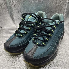 Size 6Ygs Nike Air Max 95 Low Neon Black Turquoise 30756–038