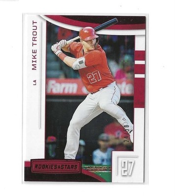 2019 Panini Chronicles Rookies and Stars Mike Trout /50