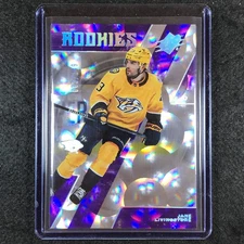 2023-24 SPx Hockey JAKE LIVINGSTONE Rookies Base Purple Parallax 83/149 #193