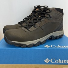 Columbia Newton Ridge Plus II Boots Cordovan Squash Brown Hiking Mens Size 17