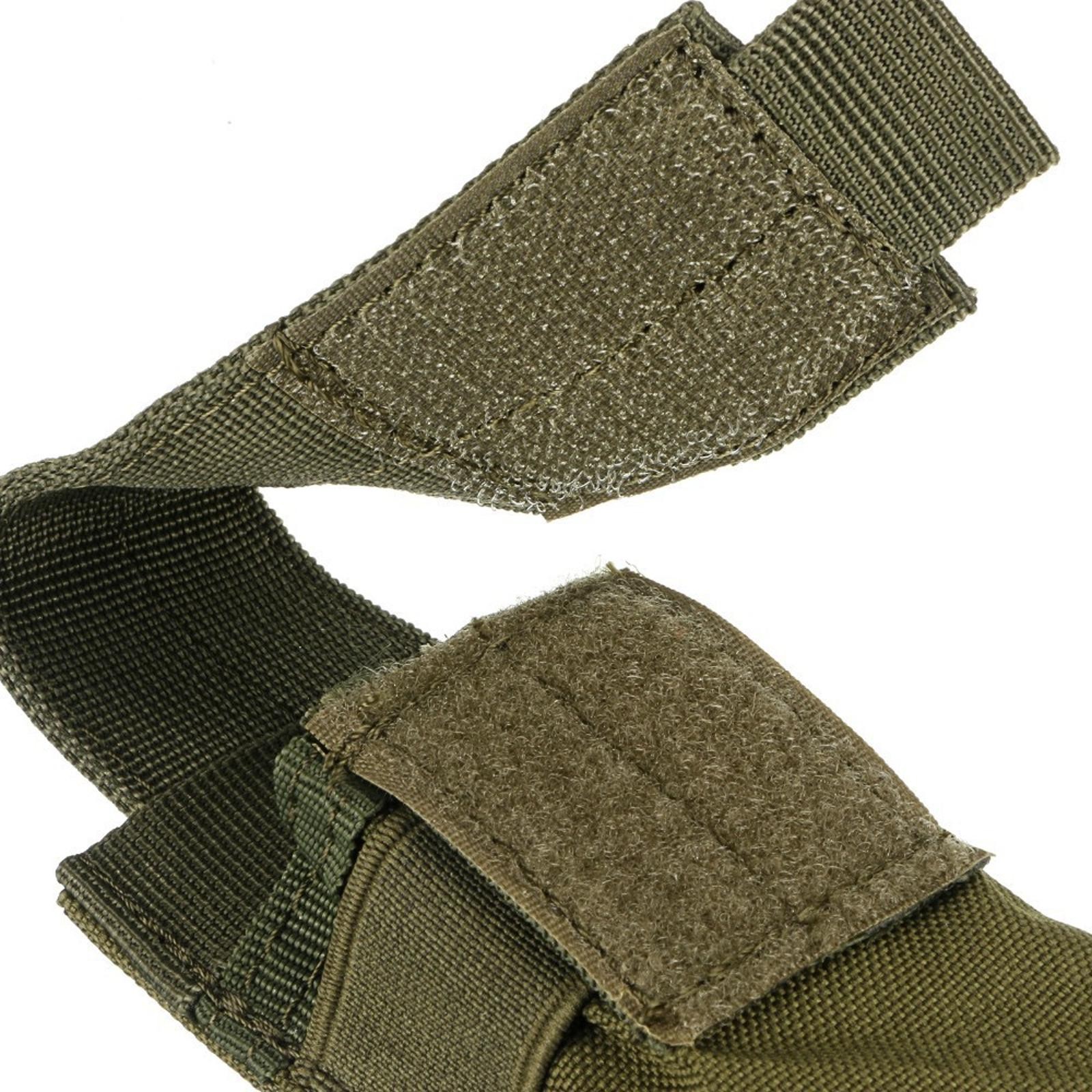 1* Green Tactical Molle Flashlight Storage Holder Holster Pouch Torch Carry Bag