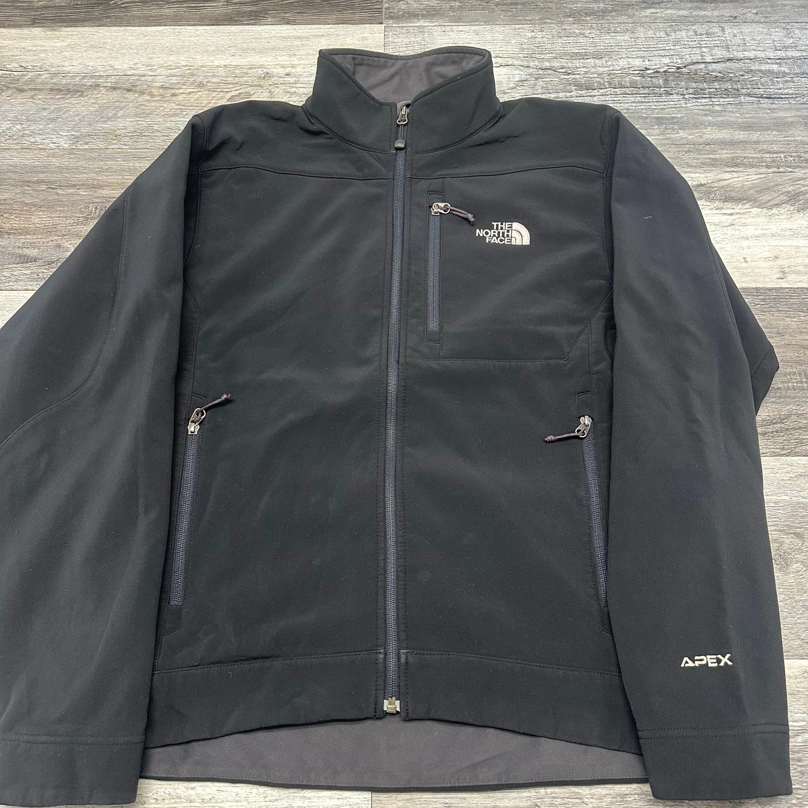 north-face apex bionic fleece lined softshell jacket