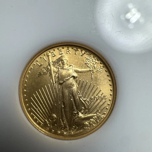 2004 American Eagle G$5 USD 1/10 OZ-T Tenth Troy Ounce Gold Coin Type 1 Bullion