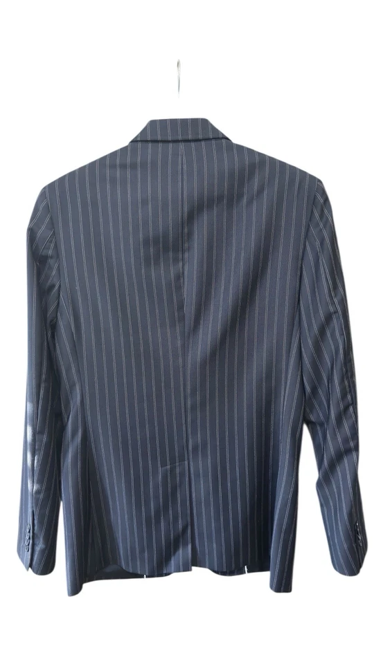 Blazer Club Monaco a Rayas Talla 36 Lana en Azul Marino Foto 3 de 4