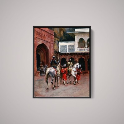 Edwin Lord Weeks - Indian Prince, Palace of Agra - Art Print on Paper or Canvas