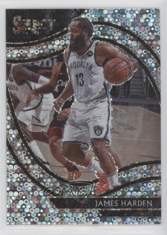 2020-21 Panini Select Courtside Disco Prizm James Harden #212 2l4