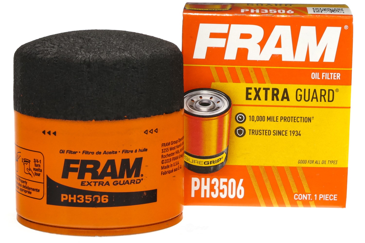 Engine Oil Filter-Extra Guard Fram PH3506