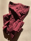 Blickdichte Strumpfhose, Gr. S, Farbe Bordeaux - Dunkelrot