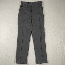 Lauren Ralph Lauren Womens Wool Dress Pants Size 6 Dark Gray Business Casual