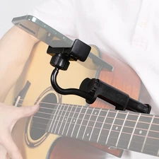 Guitar Phone Holder Adjustable & Rotatable Guitar Mount for Guitars Ukulele Bass