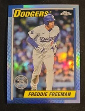 2025 Topps Chrome Update Series - 1990 Topps Baseball Freddie Freeman #90CU-6