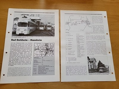 Neben- und Schmalspurbahnen - RLP / Bad Dürkheim - Mannheim auf 10 Seiten