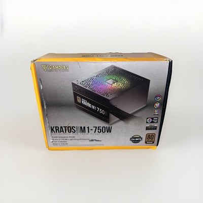 NEVER USED GAMDIAS RGB PC Power Supply 750W 80 Plus Bronze Certified