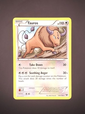 Pokémon Karte   Tauros 100/146   XY Base Set   EN