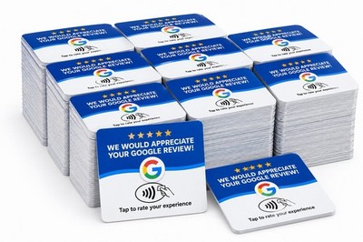 200/100/50/25 Pcs Wholesale - Google Review Cards - Bulk NFC Cards