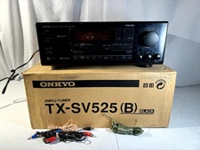 Onkyo TX-SV525 Receiver HiFi Stereo Vintage 5.1 Channel Home Theater Phono