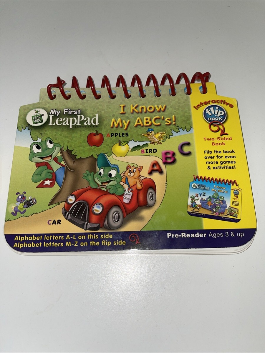 LeapFrog Game Cartridge My First Leap Pad I Know My ABC's & Book