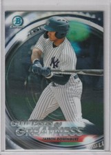 2020 Bowman Chrome Jasson Dominguez GLIMPSES OF GREATNESS  #GOG-JD Yankees