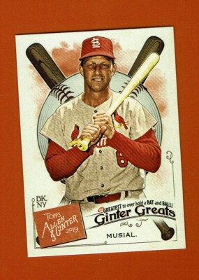 2019 Topps Allen & Ginter Ginter Greats GG-27 Stan Musial St. Louis Cardinals