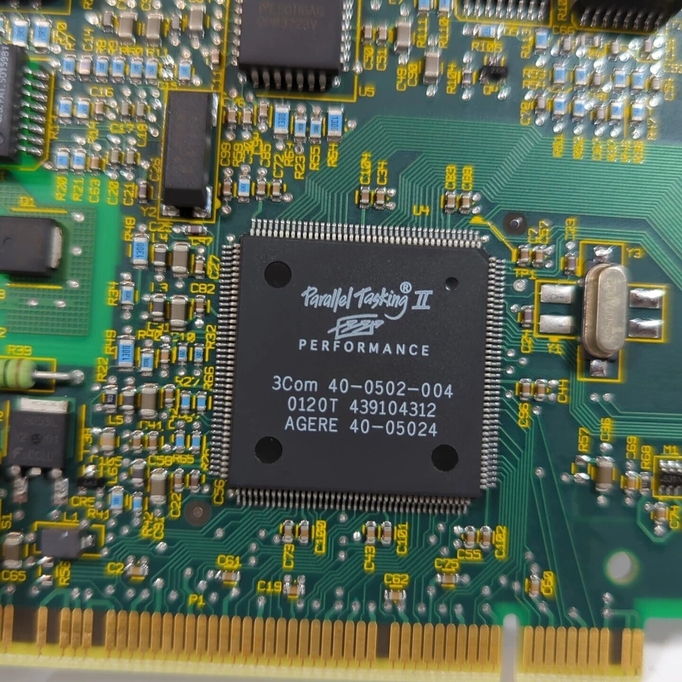 3Com 3C905B Fast EtherLink XL PCI BNC RJ45 AUI 10/100 PCI NIC Ethernet Network - Image 3 of 4