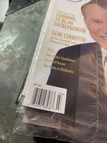 Magazine Distinctly Oklahoma Gary England Brand New - Foto 2 di 6