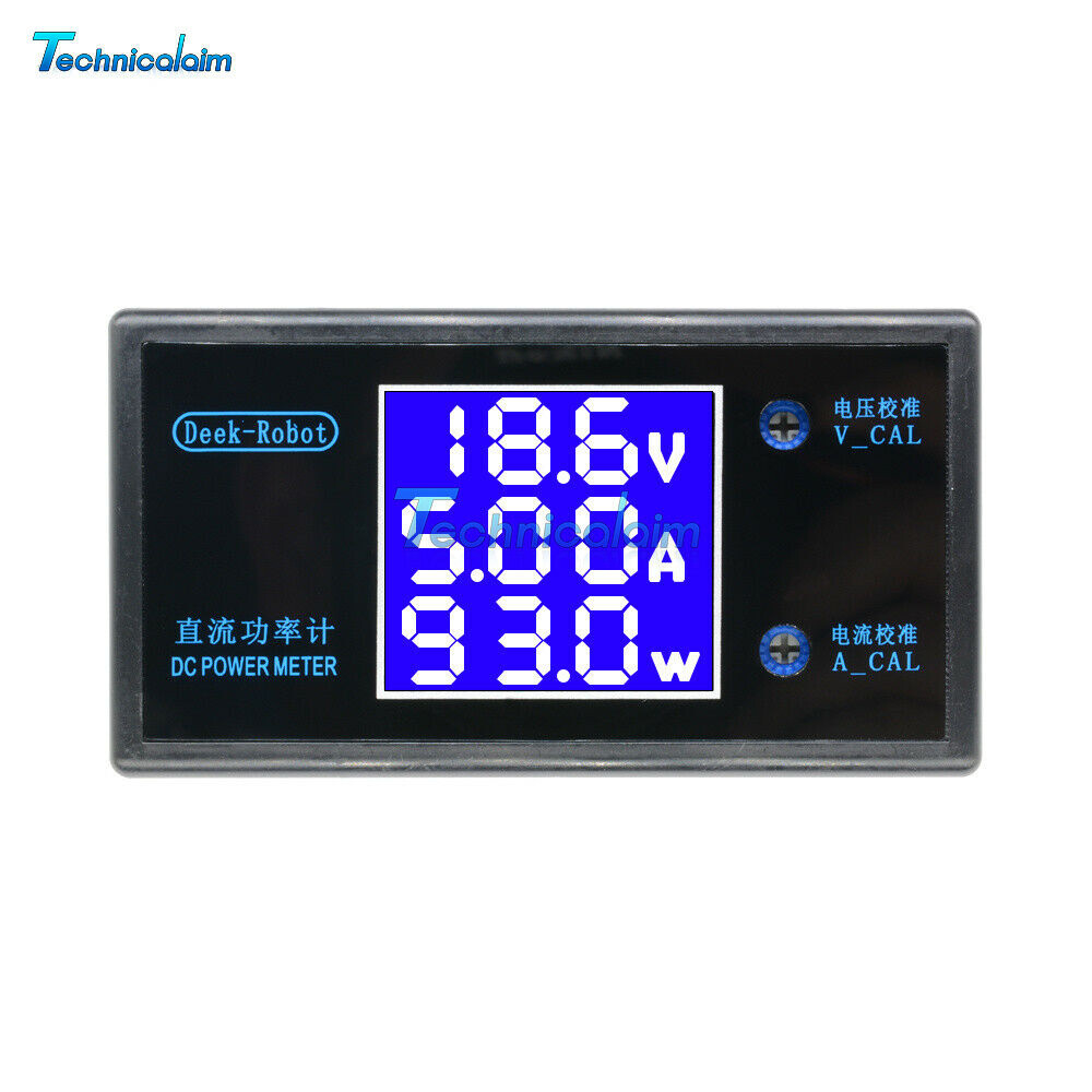 DC0-50V 5A 250W LCD Voltmetro Digale Amperometro Wattmetro Tensione Corrente Misuratore Di Potenza Volt Rilevatore Tester Monor 12V 24V 36V - Foto 10