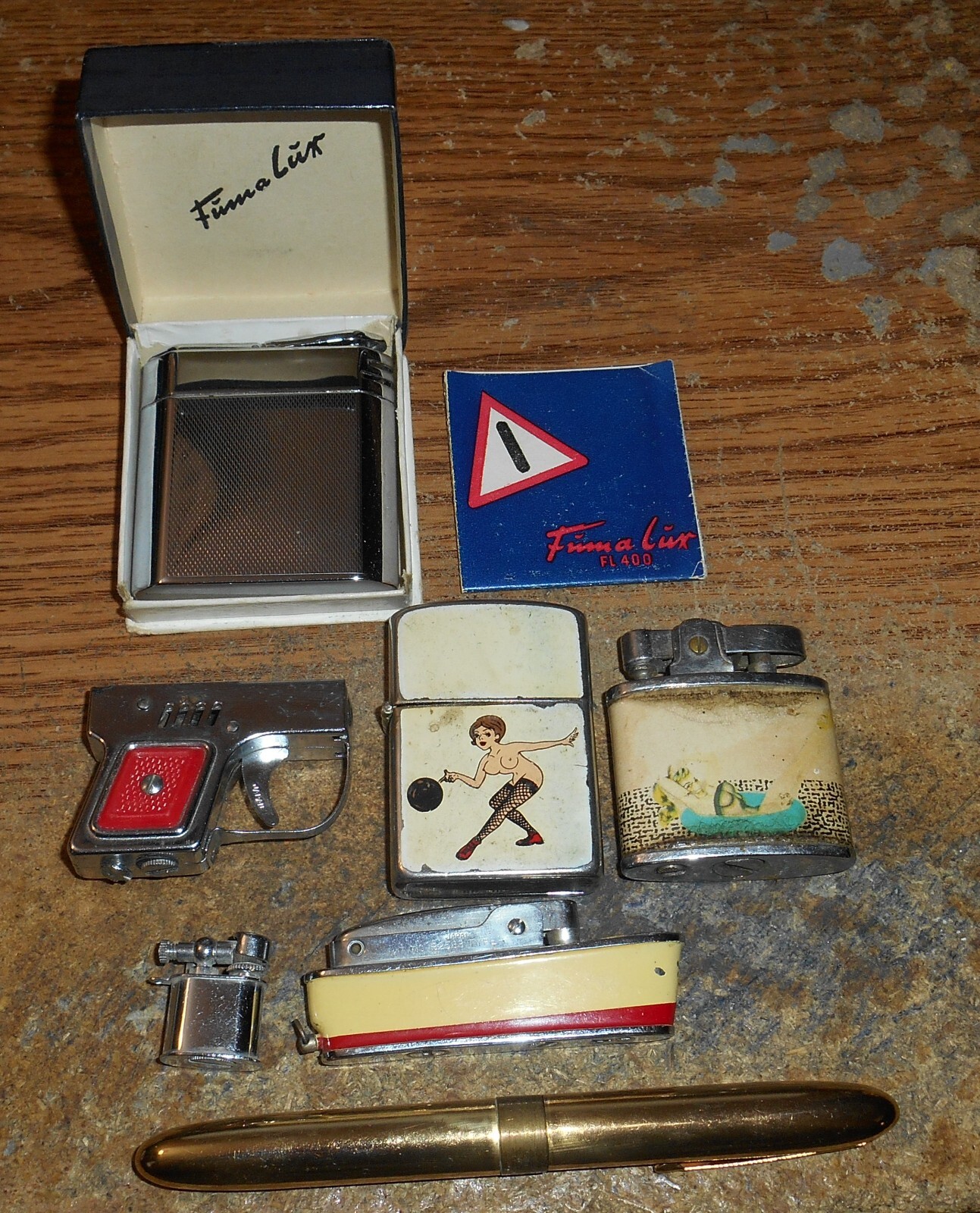 VINTAGE NOVELTY LIGHTER LOT/7 DIFFERENT/OUTSTANDING VARIETY/TOUGH! eBay