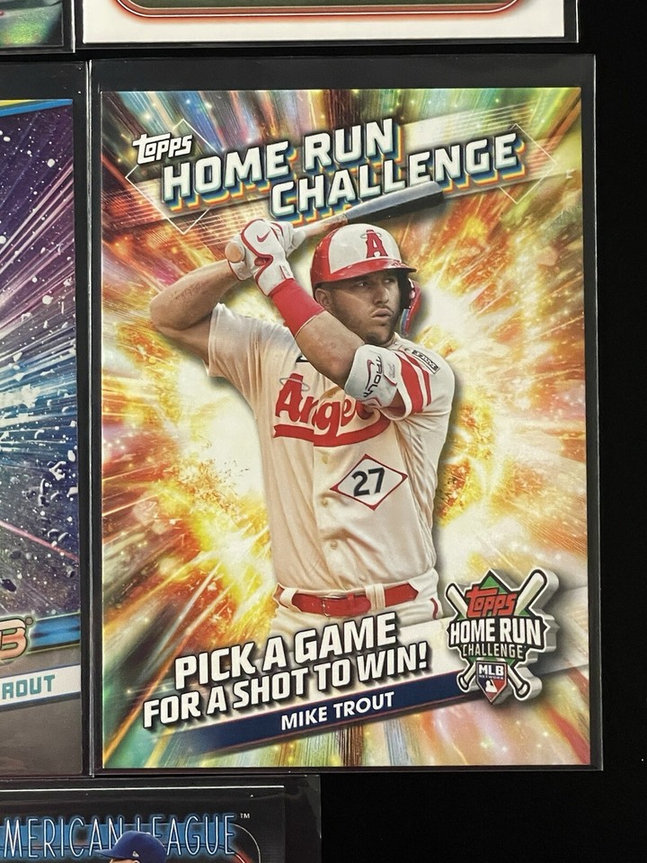 MIKE TROUT 2024 Bowman Chrome BASE 82 Los Angeles Angels Lot 10 🐐 eBay