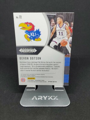 2020 PANINI PRIZM DRAFT PICKS RED CRACKED ICE DEVON DOTSON BULLS