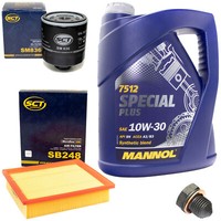 MotoröL Filter Set 10W30 5 Liter + ÖLablassschraube FüR VW Golf III Vento 1H