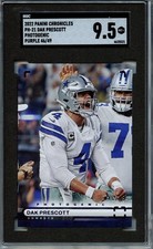2022 Panini Chronicles Dak Prescott viola fotogenico /49 SGC 9,5 Cowboys SSP