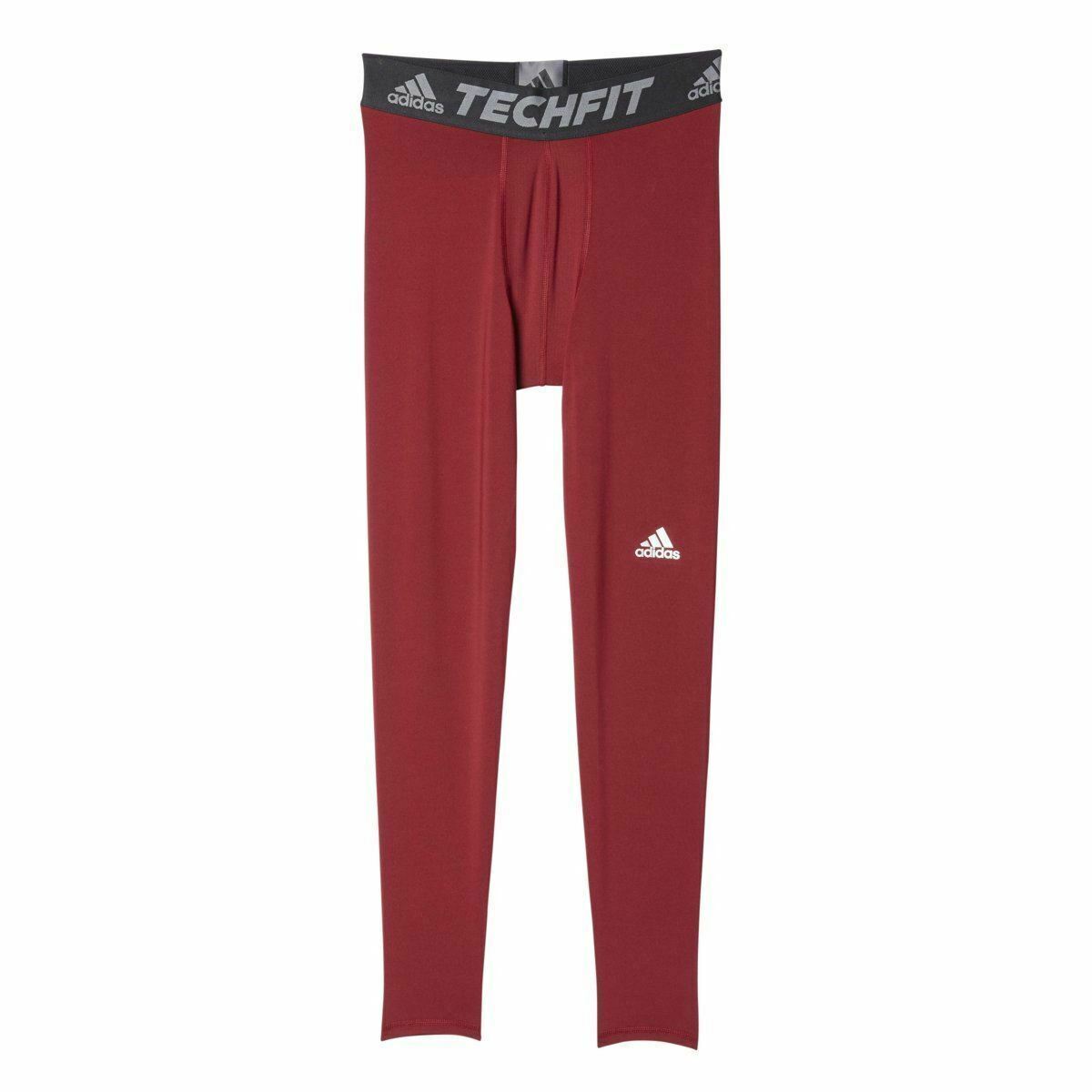 AY9015 Мужские тайтсы Adidas TF Techfit Base - бордовый 4790₽