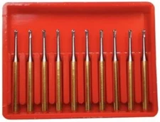 Coltene Whaledent R40330G Alpen Speedster FG Pear #330G 0.8mm Carbide Burs 10/Pk