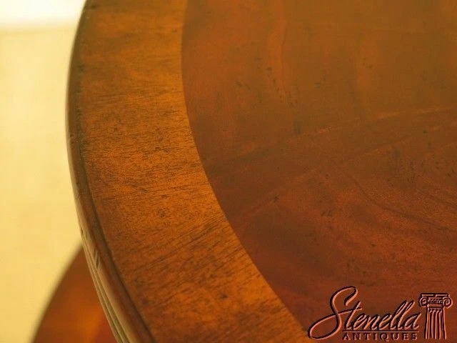 L30135EC: MAITLAND SMITH 3 Tier Mahogany Large Dumbwaiter Occasional Table Foto 4 de 4