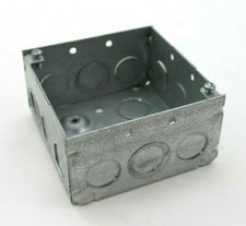 New Appleton 4" Square Box with 1/2" Knockouts