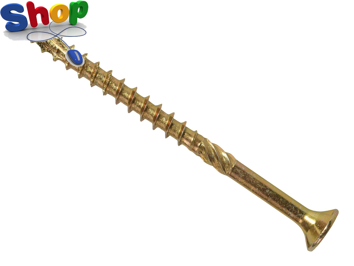 Forgefast Elite Fast-Start Woodscrews | 3.0 X 30Mm | Zinc Yellow | Box 200