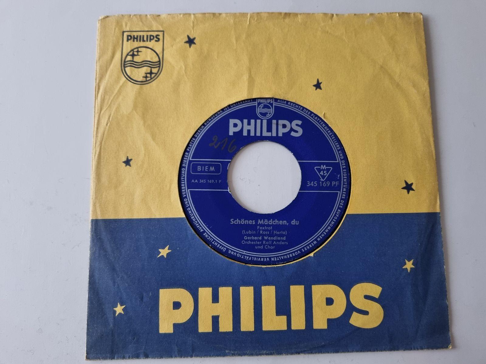 7"" Single Gerhard Wendland - Schönes Mädchen, du Vinyl Germany