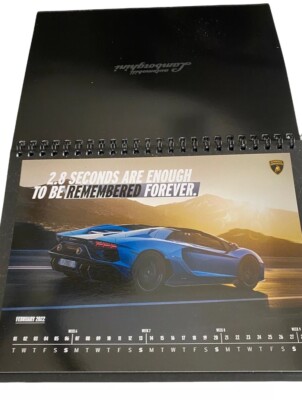 Lamborghini magazine 29 2022 Desk Calendar New Sealed Sports Car Countach Book