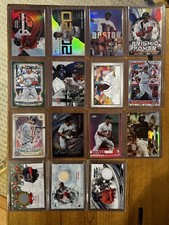 Rafael Devers Topps Chrome Refractor Card Lot w/ Patches Boston Red Sox (15)
