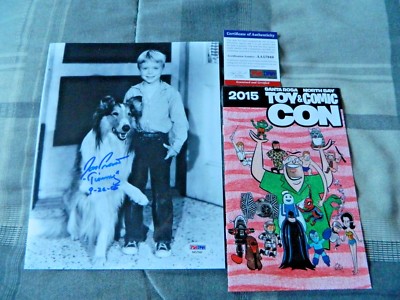 Jon Provost Signed Photo Timmy Lassie PSA/DNA AA57949 Santa Rosa Comic Con  | eBay
