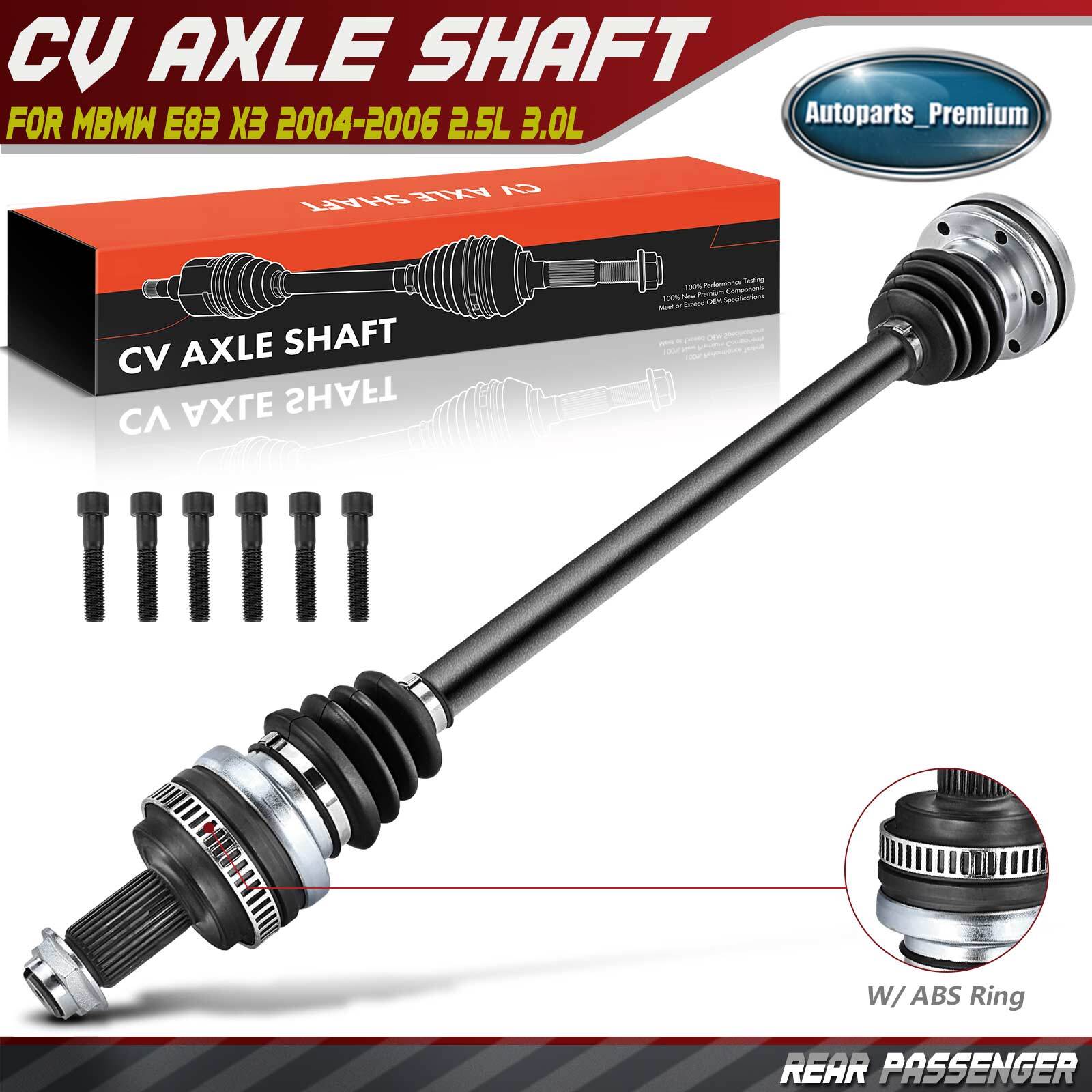Rear Right CV Axle Assembly for BMW E83 X3 2004-2006 2.5L 3.0L ...