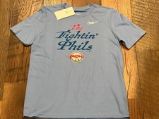 Philadelphia Phillies MLB Youth Nike Light Blue Fightin Phils Tee Shirt - New